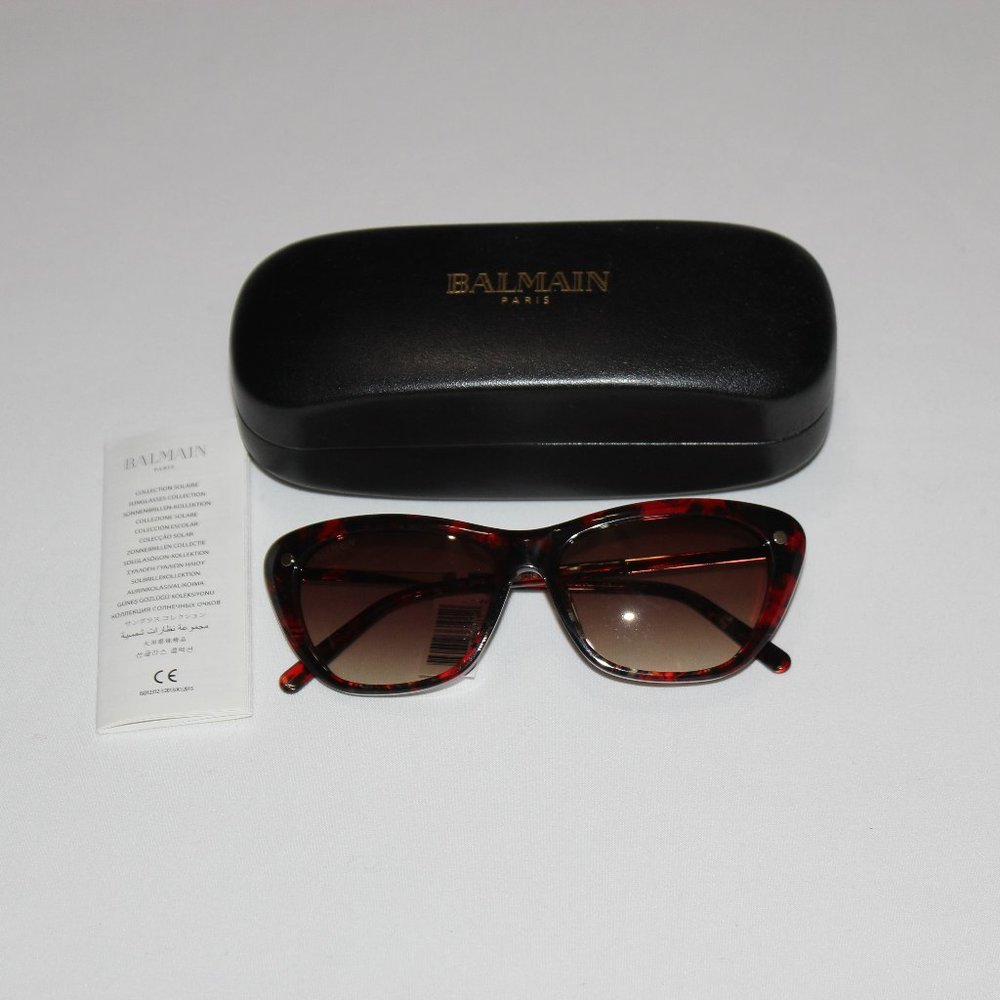 BALMAIN 56MM MODIFIED CAT EYE SUNGLASSES